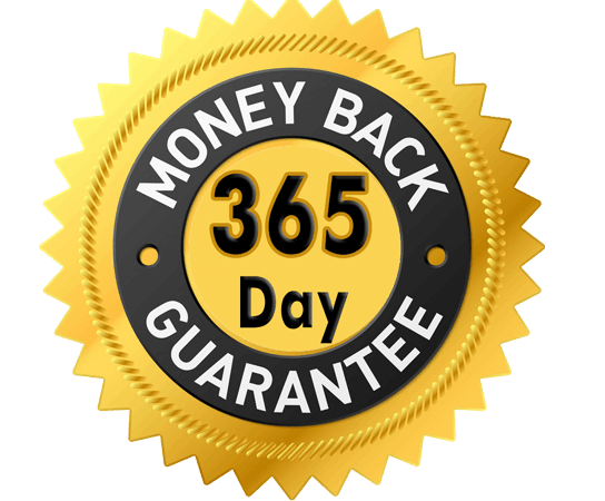 Gut Go 365 day money back guarantee badge